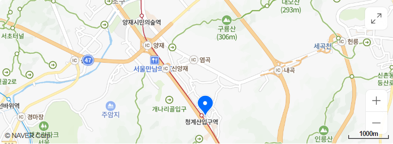 협회 위치 지도